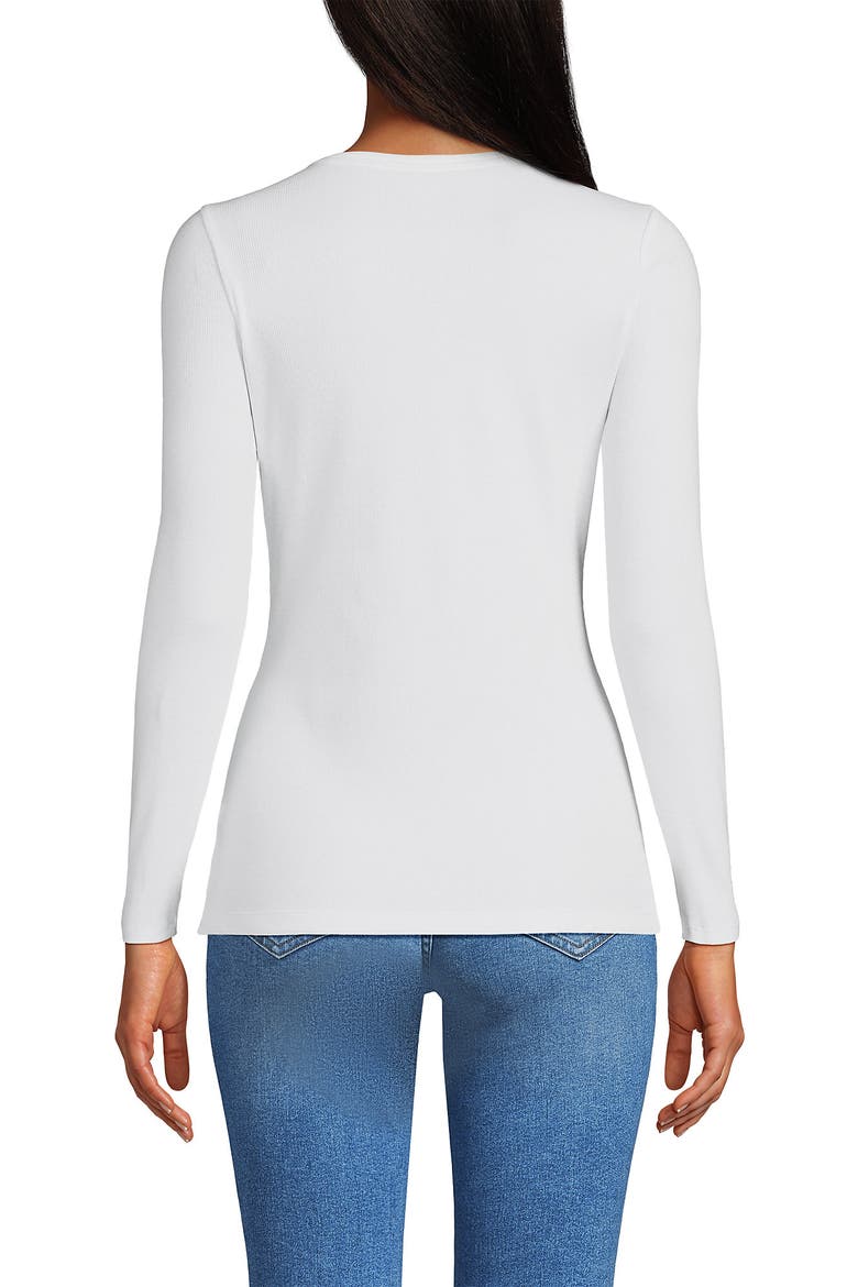 Cotton Rib T-shirt, Alternate, color, White