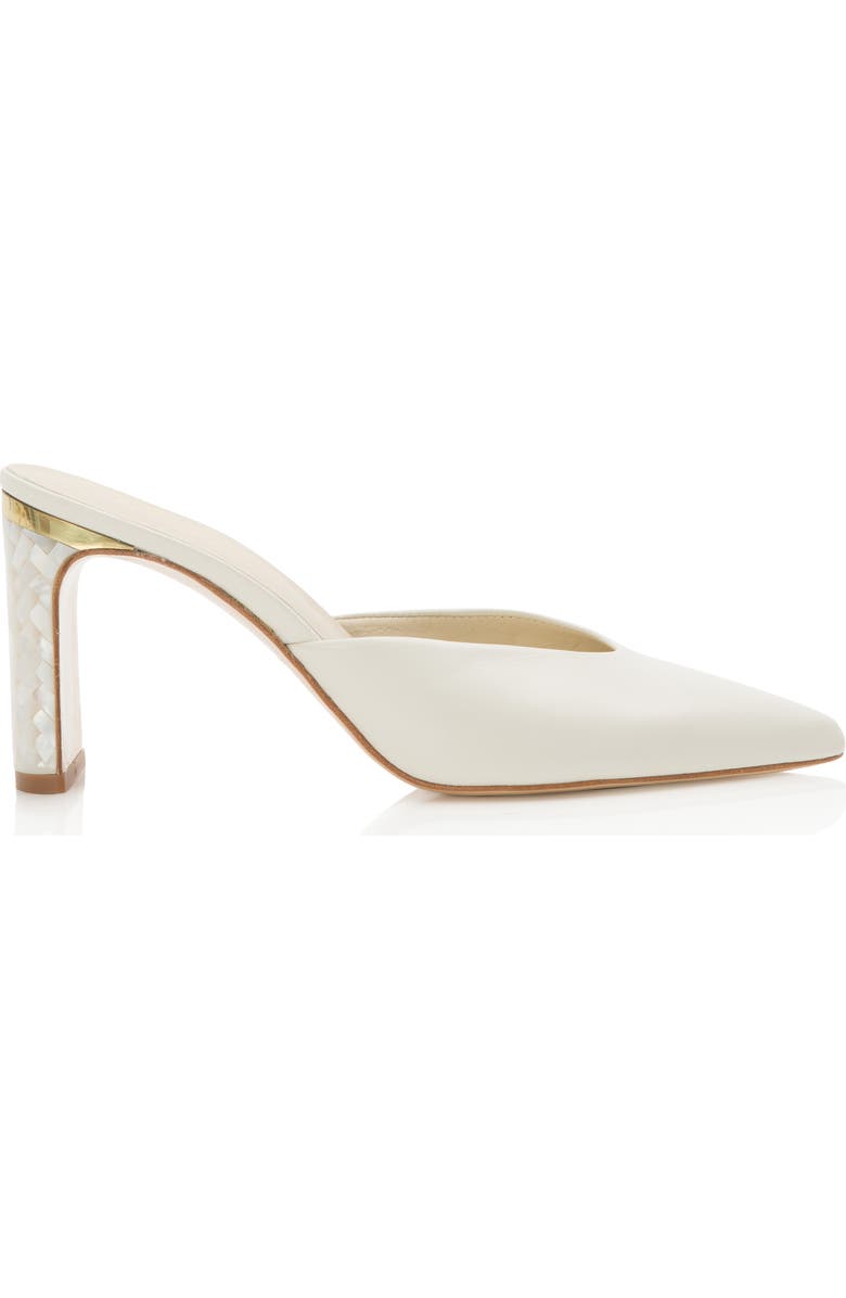 Freya Rose Jolie Pearl Heel Sandal, Main, color, Ivory