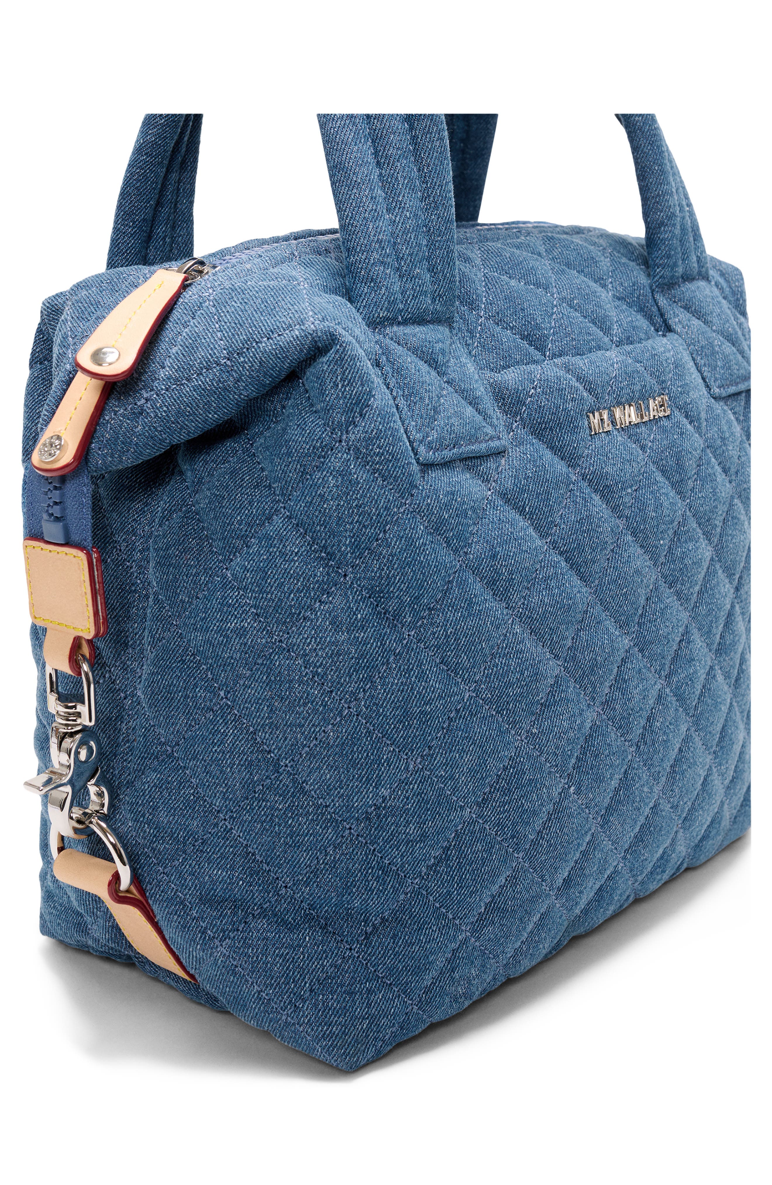 Small Sutton Deluxe Tote, Alternate, color, TRUE DENIM