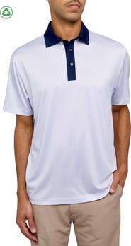 CON.STRUCT Dot Print Performance Golf Polo