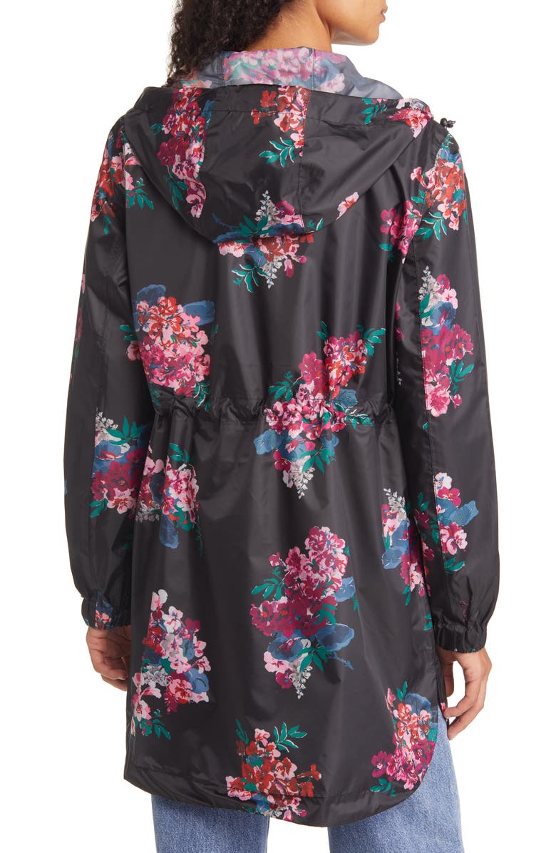 Joules Golightly Floral Raincoat, Alternate, color, 