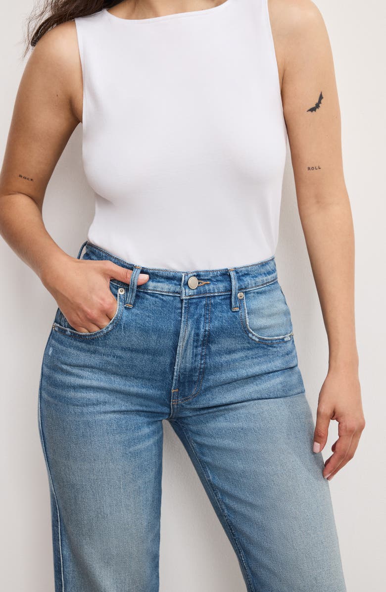 Good American Good Standard Bootcut Jeans, Alternate, color, Indigo998