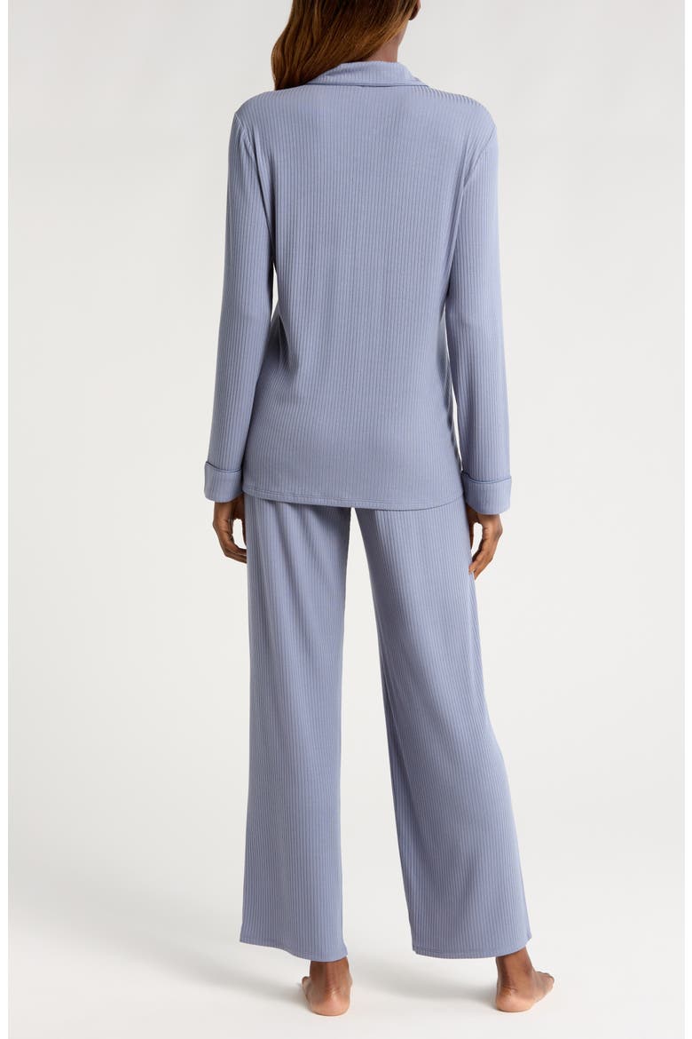 Moonlight Eco Easy Rib Pajamas, Alternate, color, GREY FOLKSTONE