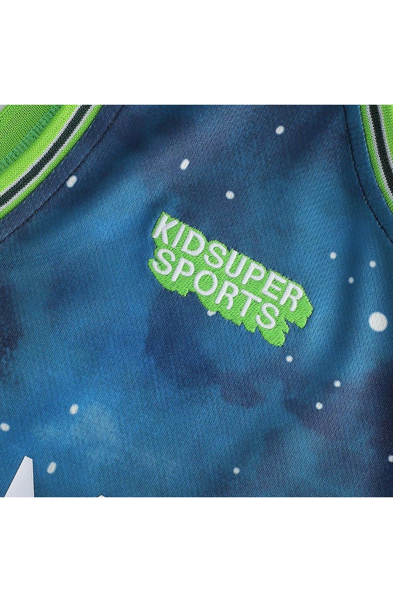 NBA X KIDSUPER Unisex NBA & KidSuper Studios by Fanatics Blue Minnesota Timberwolves Hometown Jersey, Alternate, color, Blue