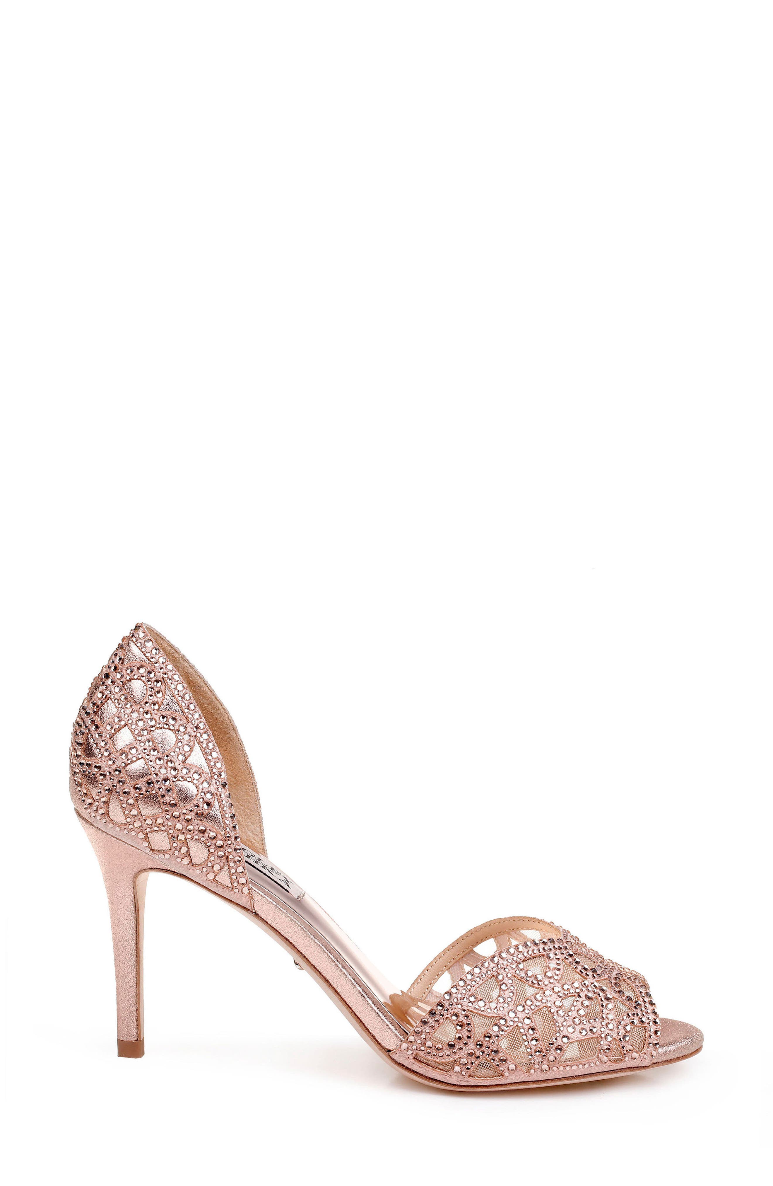 Badgley Mischka Collection Badgley Mischka Harris Peep Toe Pump, Alternate, color, 