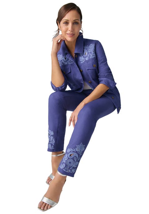 Classic Cotton Denim Straight-Leg Jean