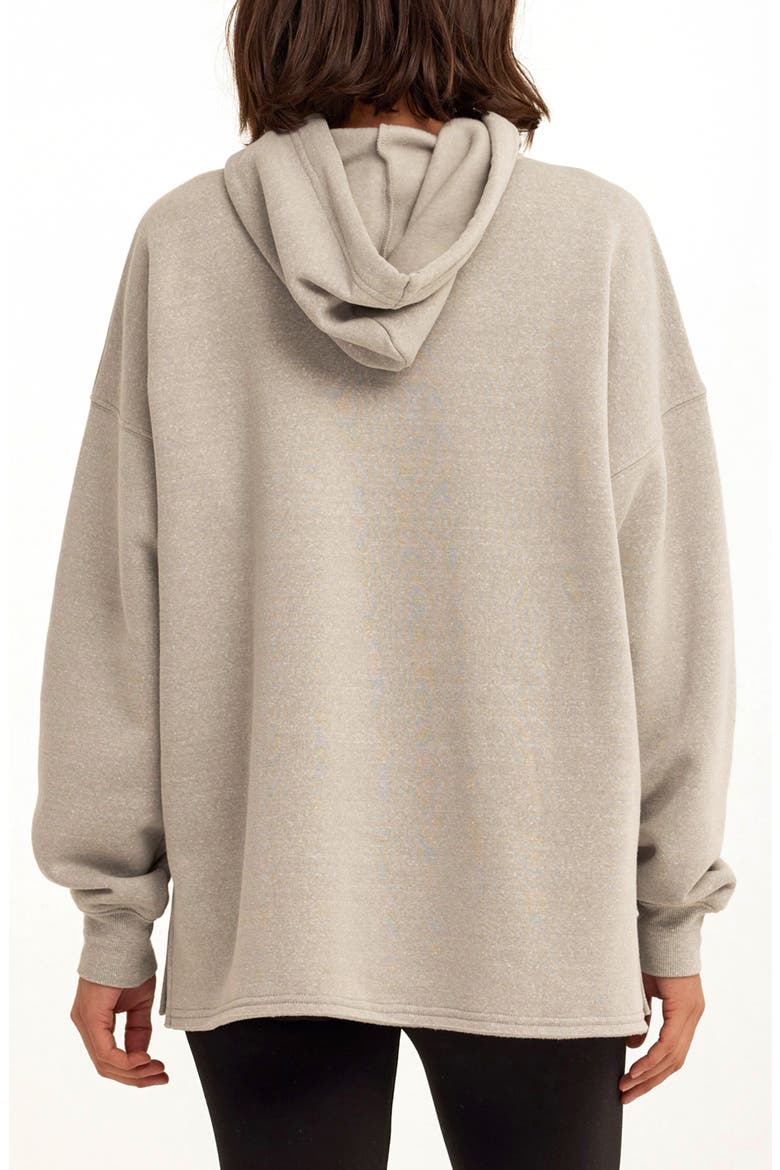 Missy Triblend Fleece Tunic, Alternate, color, LIGHT HEATHER GREY