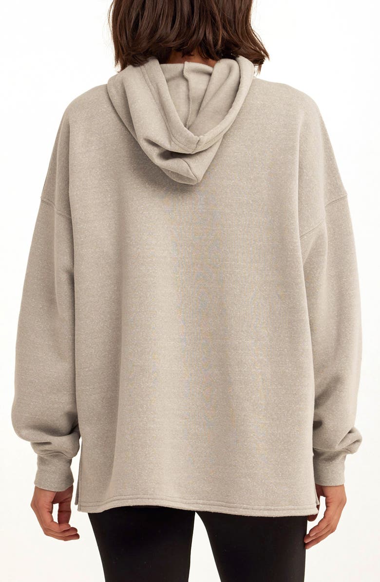 Threads 4 Thought Missy Triblend Fleece Tunic, Alternate, color, Light Heather Grey