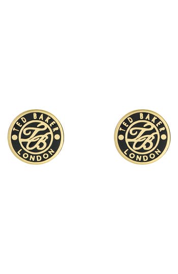 Ted Baker Monlia Monogram Button Stud Earrings