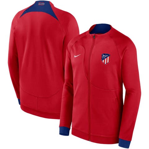 Men's Nike Red Atletico de Madrid Academy Pro Anthem Raglan Performance Full-Zip Jacket