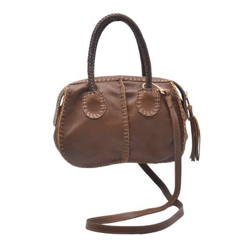 Mini Barrel Leather Bag