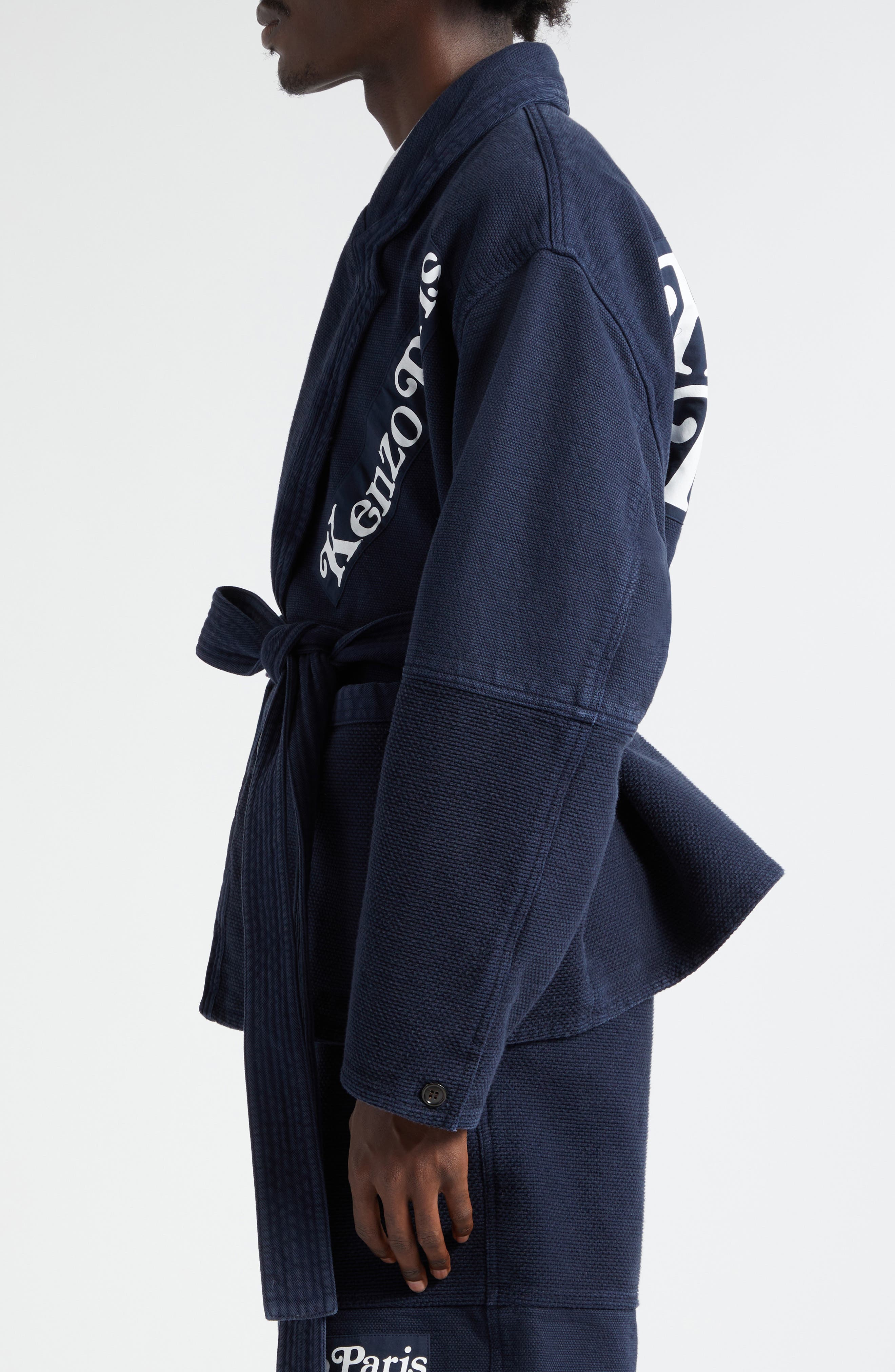 KENZO Verdy Logo Cotton Judo Jacket (Men) | Nordstrom