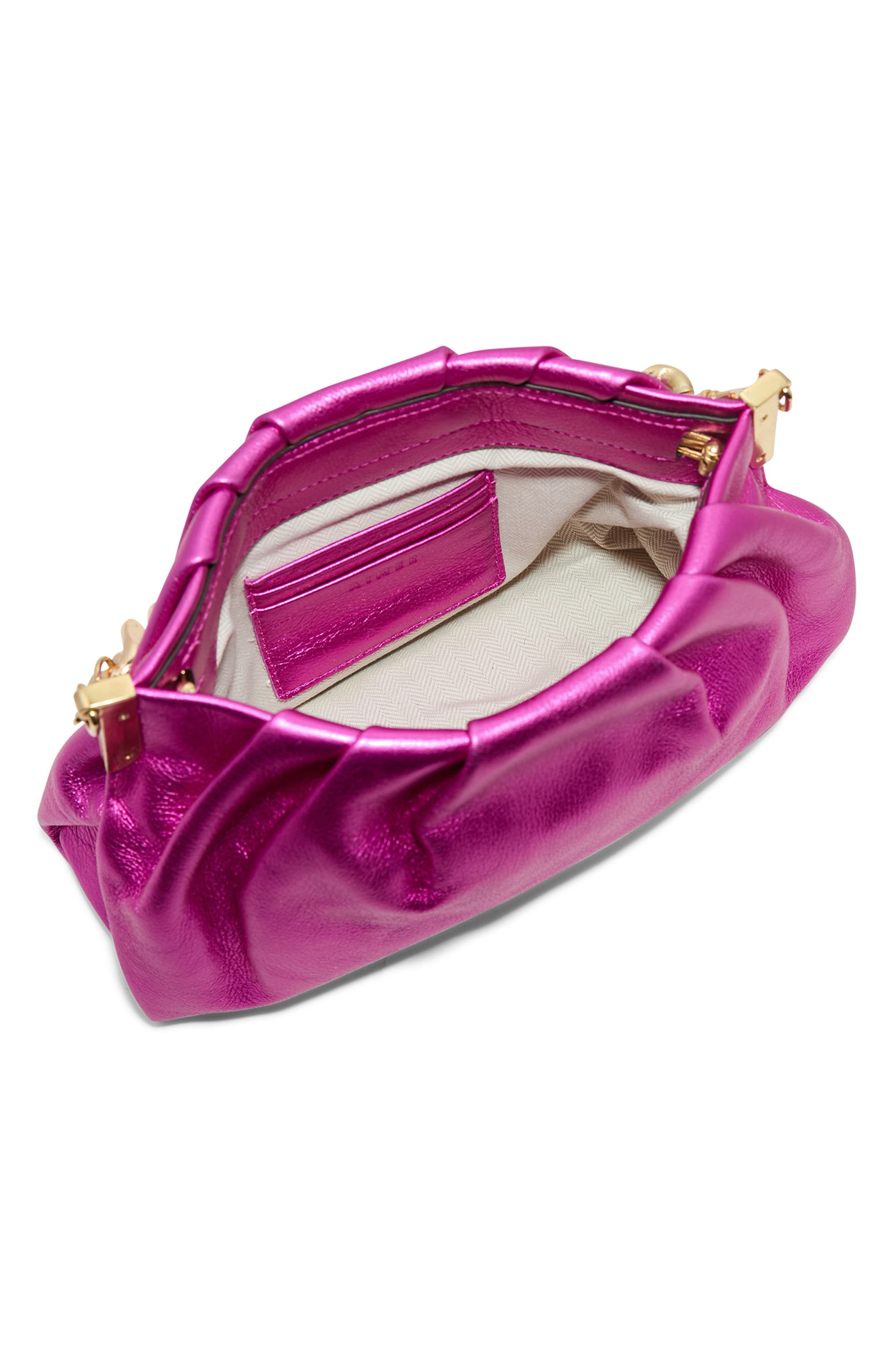 AIMEE Chill Out Frame Clutch, Alternate, color, Metallic Power Pink