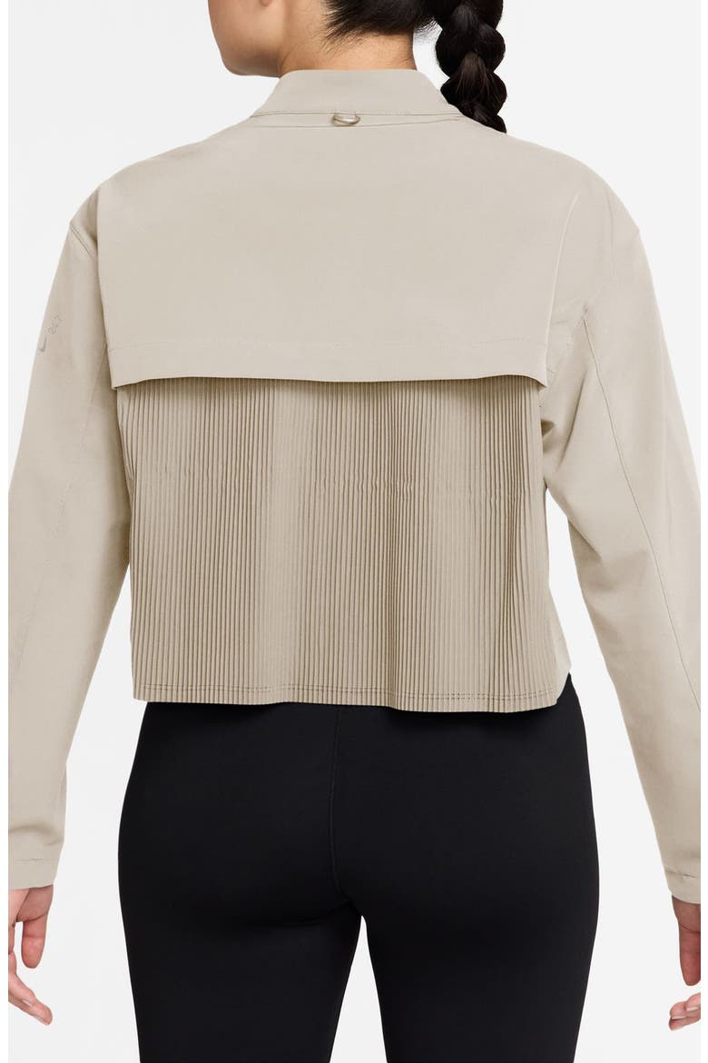 24.7 PerfectStretch Dri-FIT Crop Trench Jacket, Alternate, color, LIGHT OREWOOD BROWN/LIGHT IRON