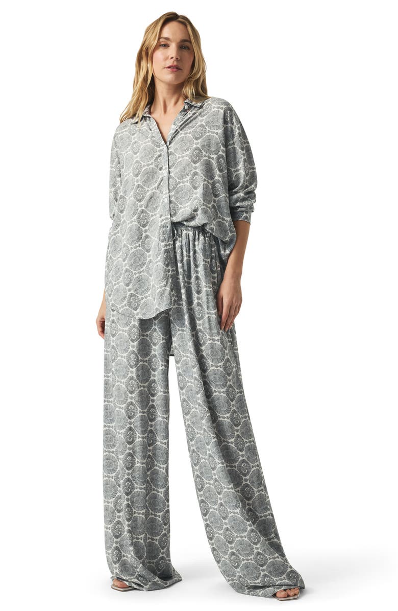 Splendid Mackenzie Paisley Print Blouse, Alternate, color, Sft Vob Sun Prt