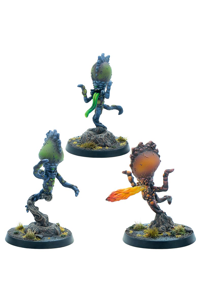 Modiphius Entertainment Fallout Miniatures Super Mutant Floaters, 3 Resin Figures, Main, color, 