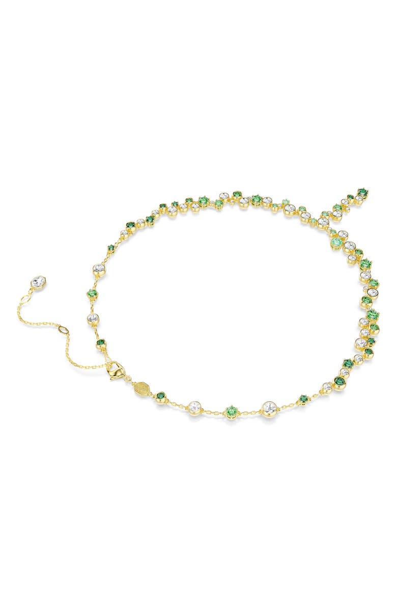 Swarovski Constella Crystal & Zirconia Necklace, Alternate, color, Gold