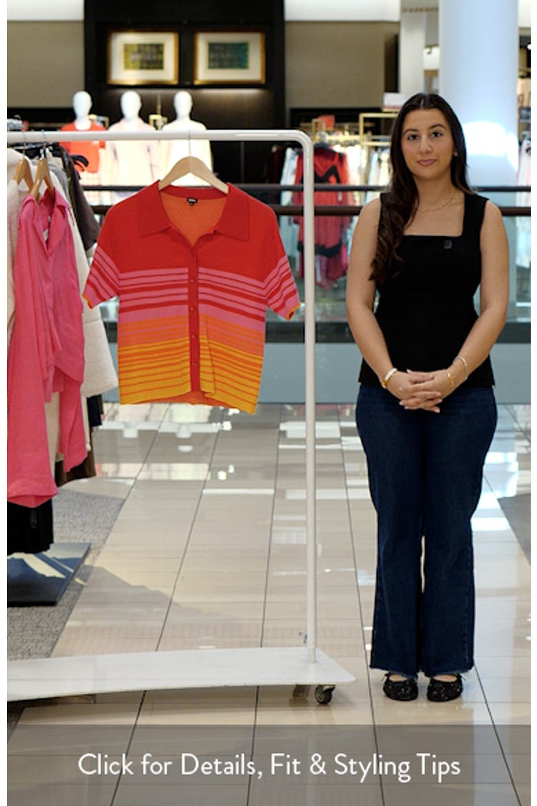 Sunset Stripe Polo Sweater video