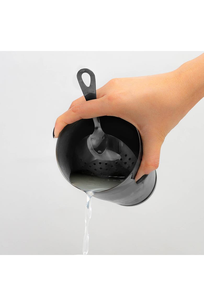 Black Julep Cocktail Strainer, Alternate, color, Black