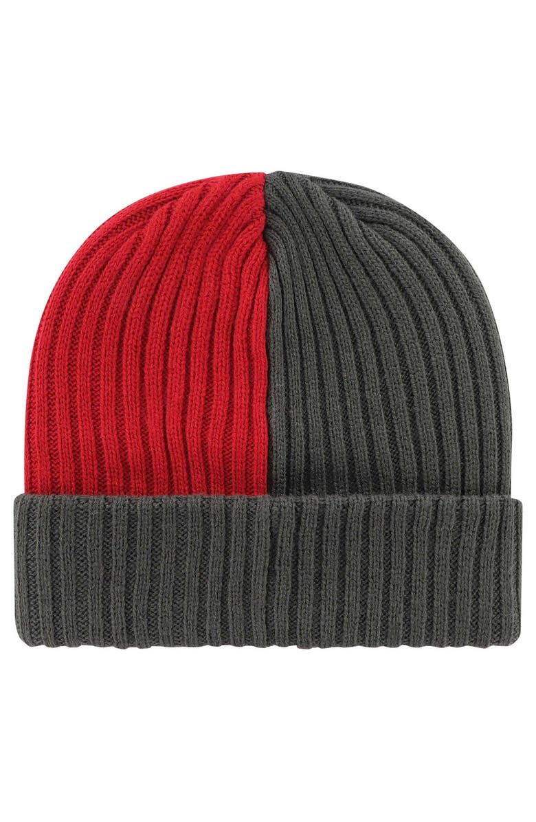 '47 Men's '47 Pewter Tampa Bay Buccaneers Fracture Cuffed Knit Hat, Alternate, color, 