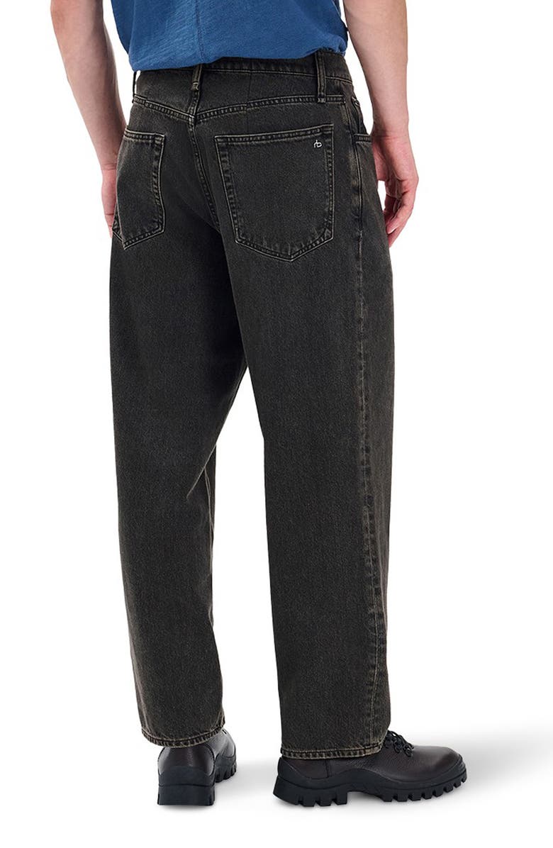 rag & bone rbBAGGY Authentic Rigid Jeans, Alternate, color, Black