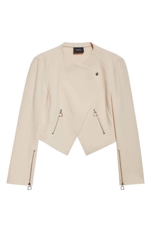 AKRIS AKRIS ARIEL DOUBLE FACE WOOL CROP JACKET