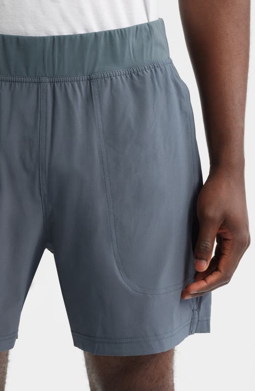 Free Fly Breeze Brief Lined Active Shorts In Gray