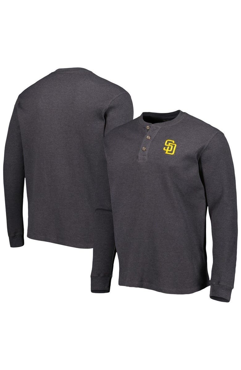 DUNBROOKE Men's Dunbrooke San Diego Padres Gray Maverick Long Sleeve T-Shirt, Main, color, Gray