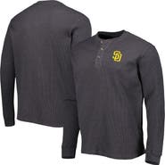 DUNBROOKE Men's Dunbrooke San Diego Padres Gray Maverick Long Sleeve T-Shirt
