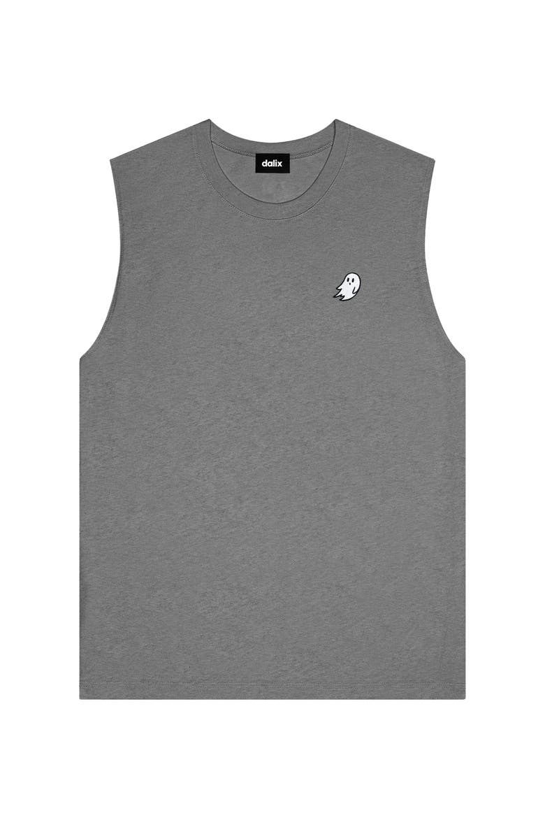 Mens Ghost Lightweight Cotton Tank, Main, color, Deep Htr
