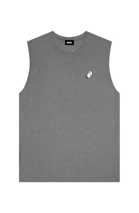 Mens Ghost Lightweight Cotton Tank