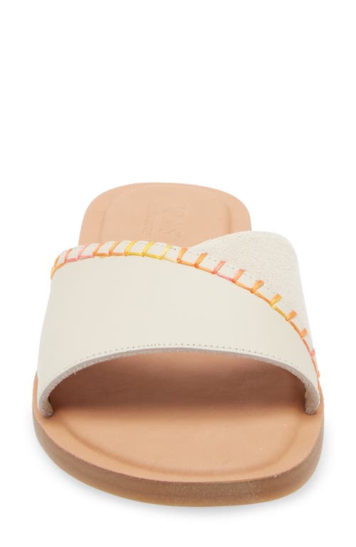 TOMS TOMS SHEA LEATHER SLIDE SANDAL