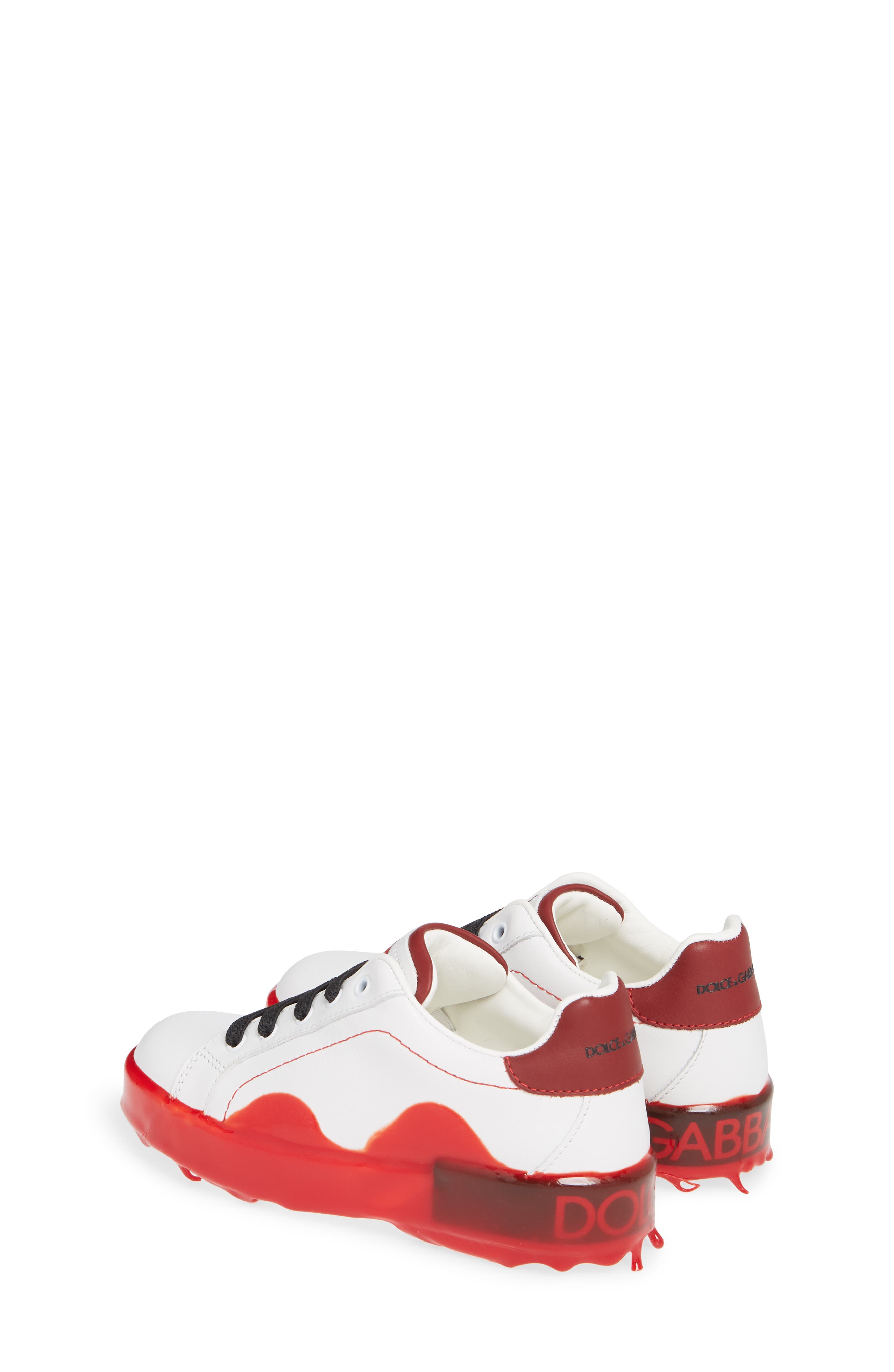 Dolce&Gabbana Portofino Melt Dipped Sole Low Top Sneaker, Alternate, color, 