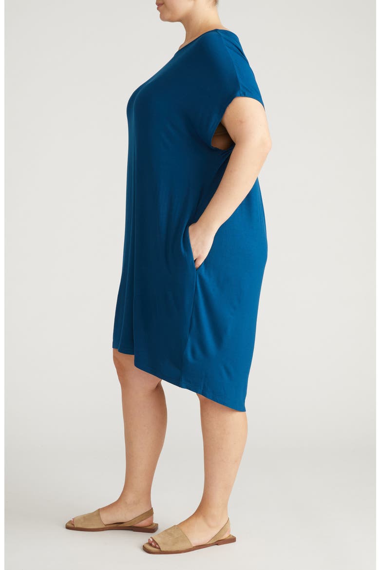 Helen Shift Dress, Alternate, color, BLUE TEAL