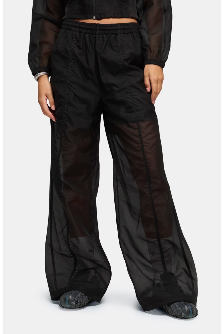 Dare To Woven Track Pants, Main, color, PUMA BLACK