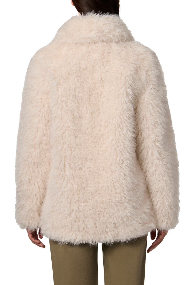 Langley Faux Fur Coat, Alternate, color, CREAM