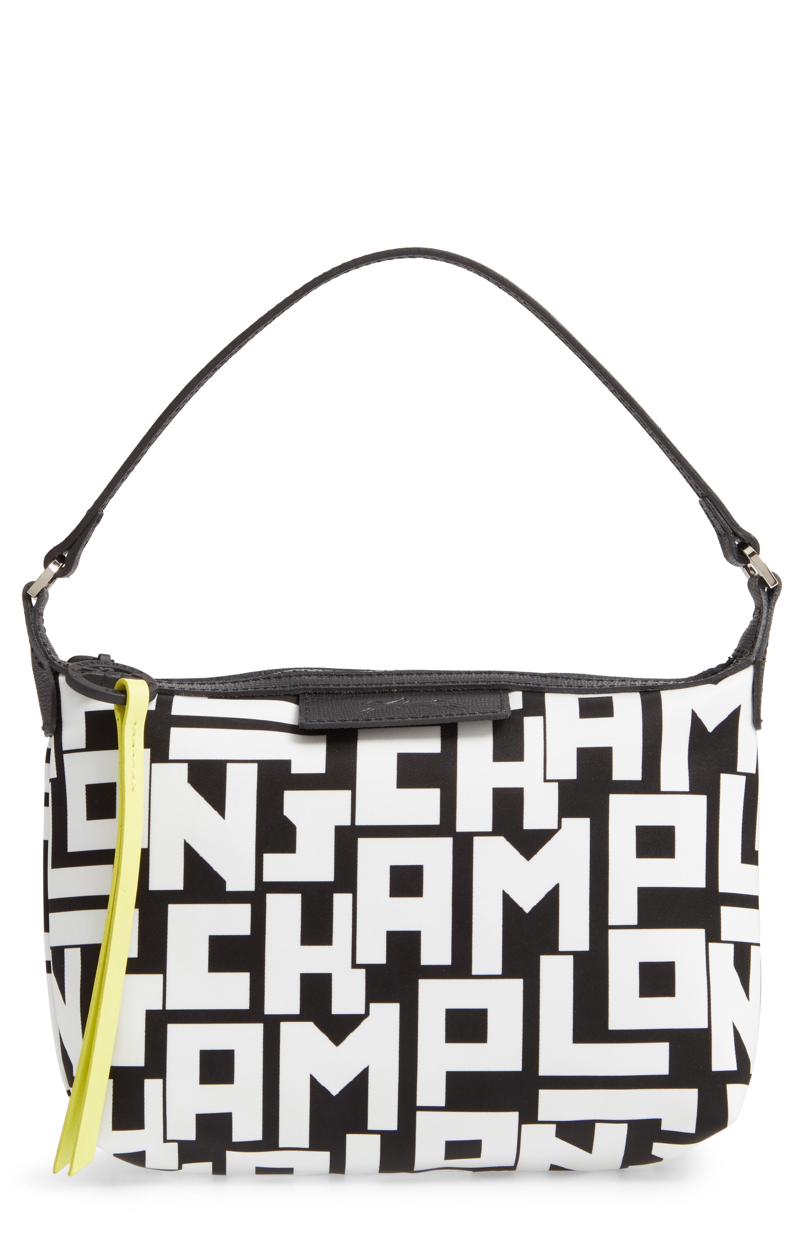 Longchamp Lonchamp Mini Le Pliage Logo Nylon Shoulder Bag, Main, color, 