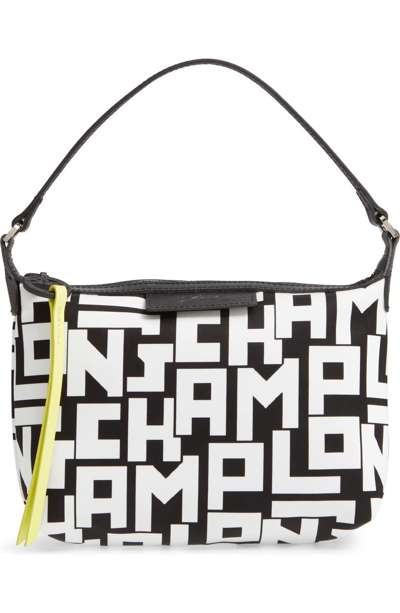 Longchamp Lonchamp Mini Le Pliage Logo Nylon Shoulder Bag, Main, color,