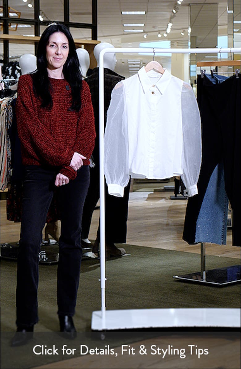 Sheer Sleeve Shirt, sales video thumbnail