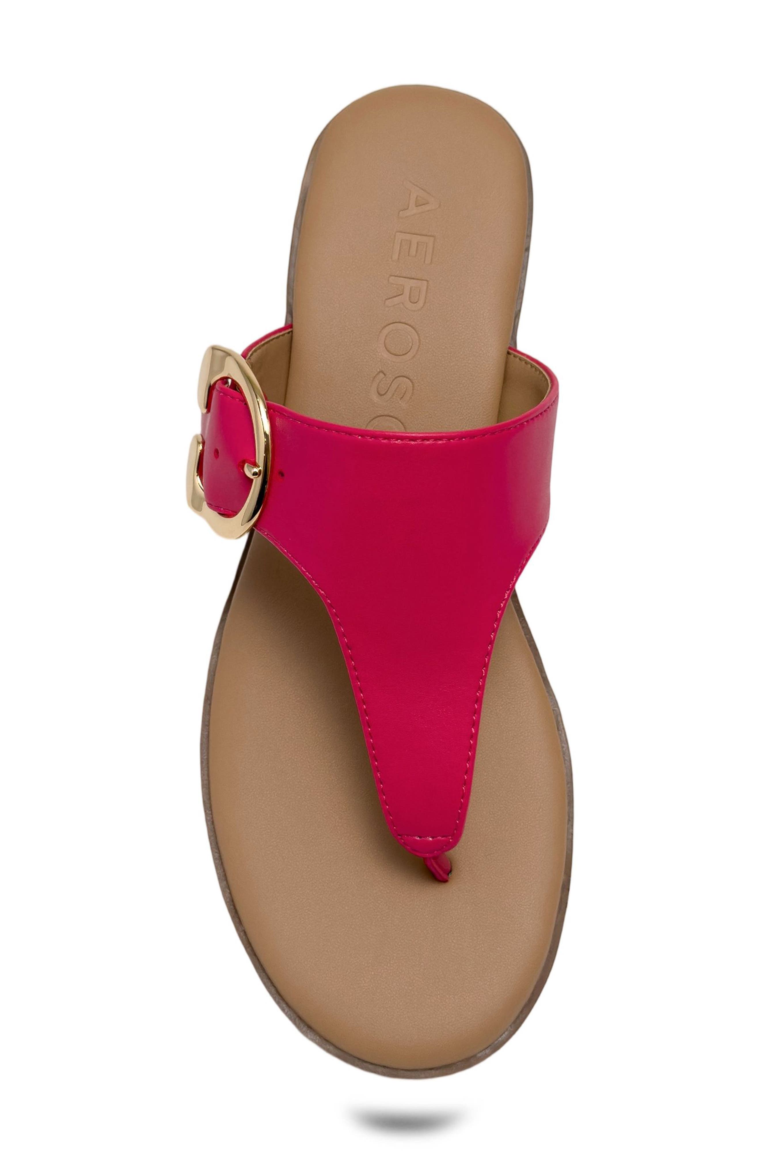 Aerosoles Izola Wedge Flip Flop, Alternate, color, Magenta