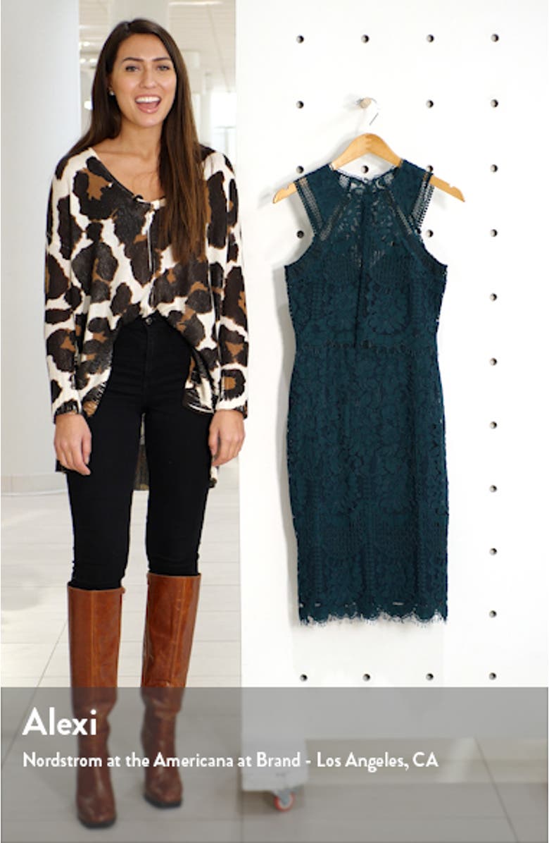 Sweetness Lace Cocktail Sheath Dress, sales video thumbnail