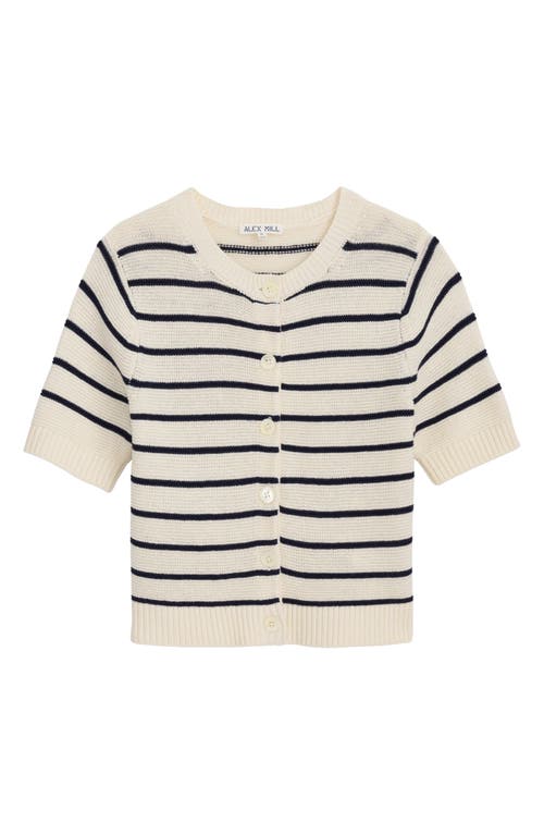 Alex Mill Elle Striped Sweater In Cotton Linen In Neutral