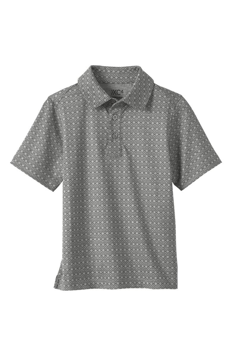 Johnston & Murphy Kids' XC4<sup>®</sup> Printed Polo, Main, color, 
