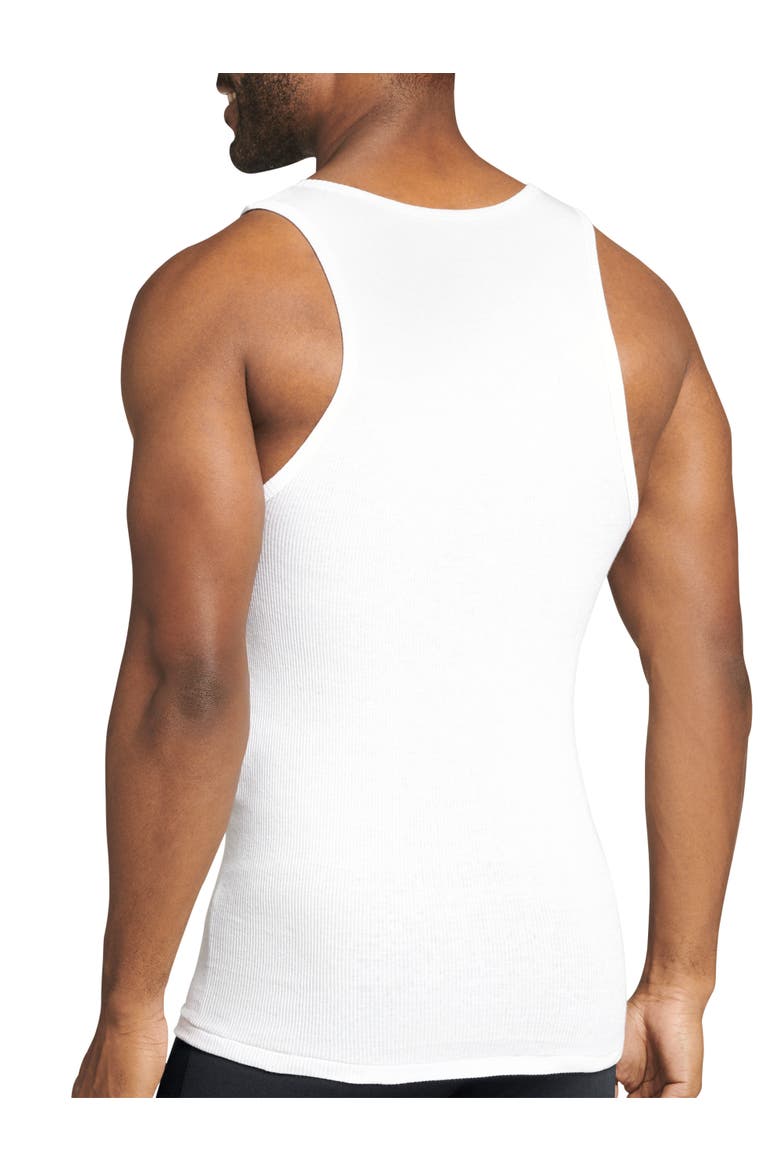 Big & Tall 3-pk Classic Cotton Athletic T-Shirts, Alternate, color, WHITE