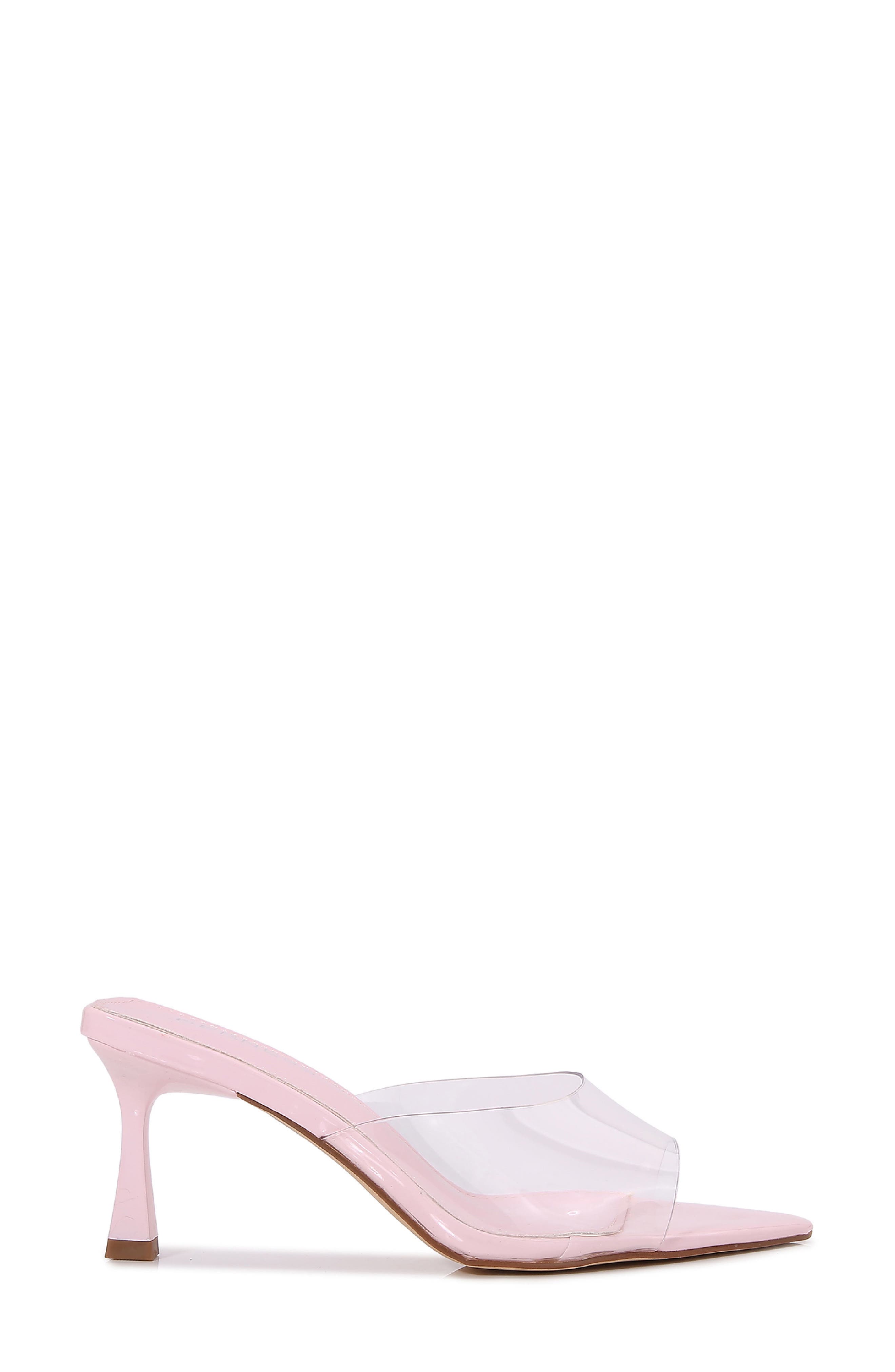 Cana Clear Sandal, Alternate, color, PINK