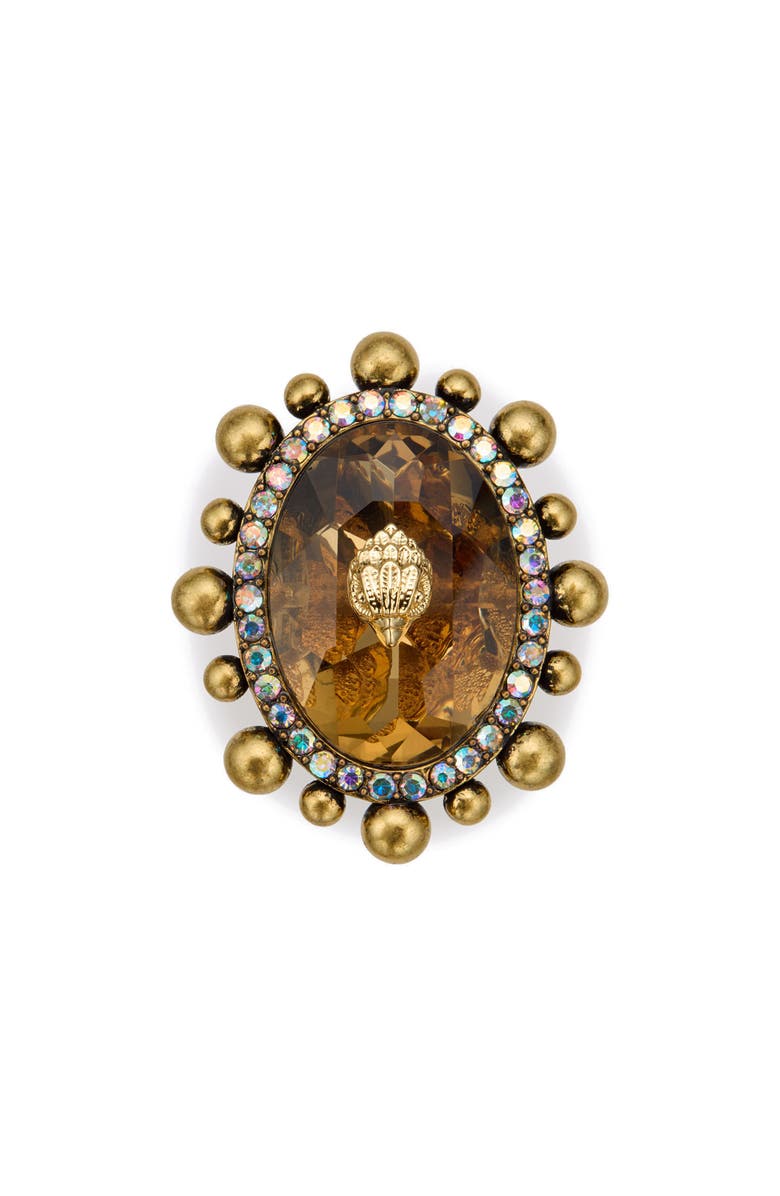 Kurt Geiger London Crystal Cocktail Ring, Main, color, Light Colorado