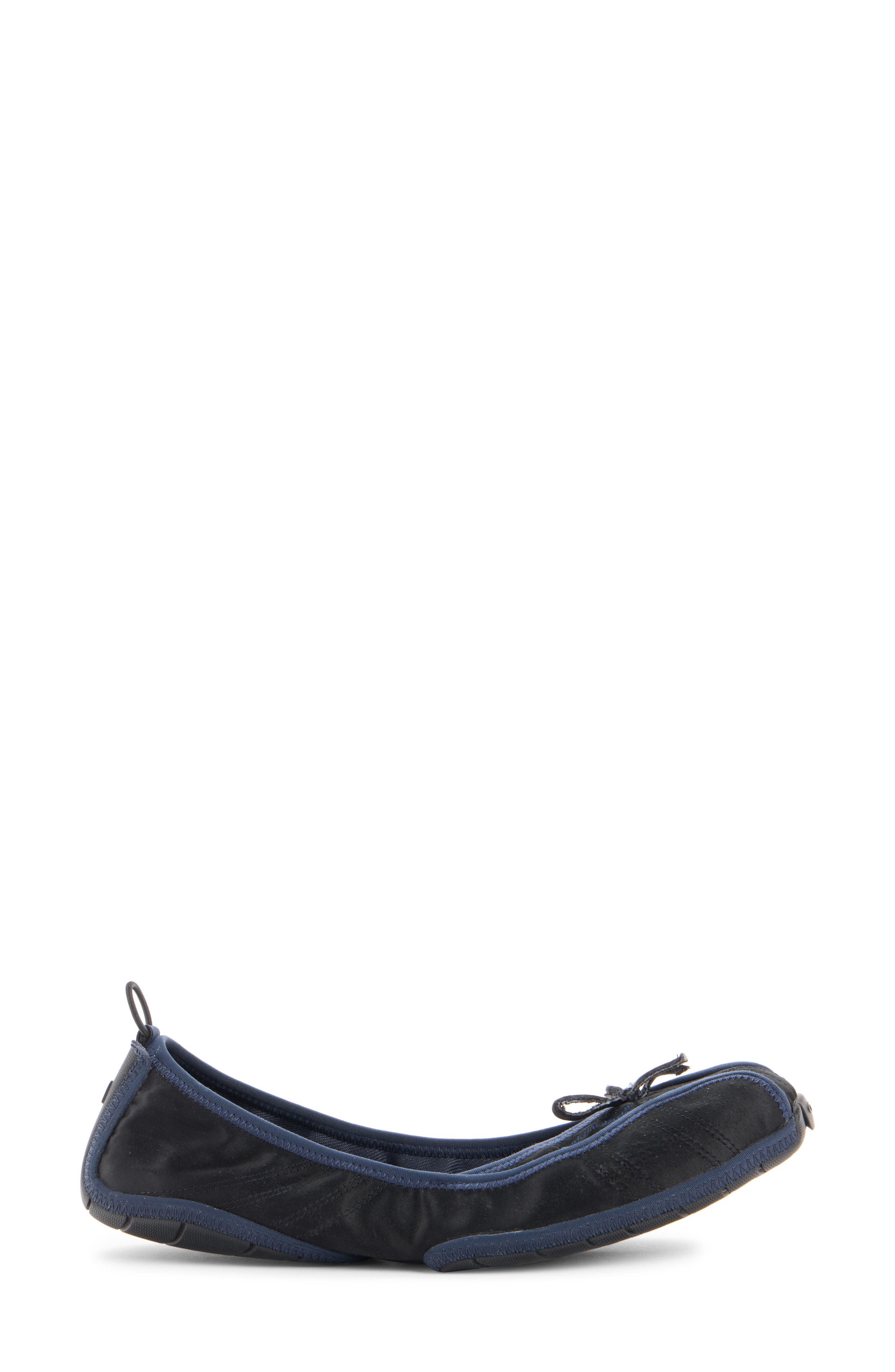 Balenciaga Sneaker Sole Ballerina Flat, Alternate, color, Black