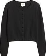 Reformation Clara Cotton Crewneck Cardigan