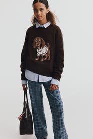 H&M Loose-fit Motif-detail Sweater