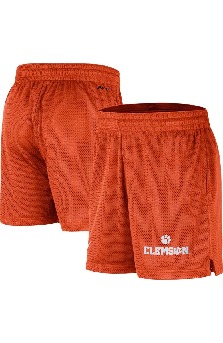 Nike Men's Nike Orange Clemson Tigers Mesh Performance Shorts, Main, color, 